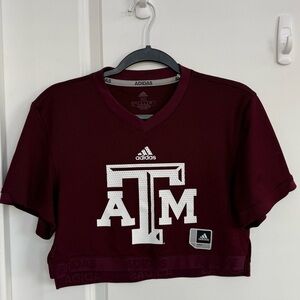 Adidas Texas A&M cropped jersey